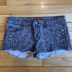 TRIPP NYC LEOPARD SHORTS